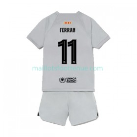 Maillot/Tenue FC Barcelone Ferran Torres 11 Enfant Troisieme 2022/2023